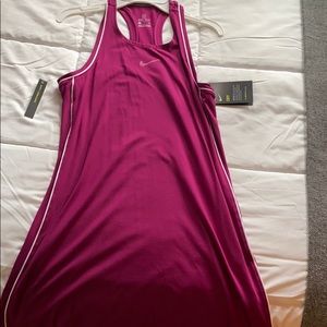 Purple Nike dry court tennis dress